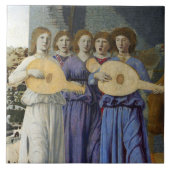 NATIVITY,CHRISTMAS ANGELS by PIERO DELLA FRANCESCA Tegeltje (Voorkant)