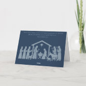 Nativity Christmas Card – Emmanuel God With Us Kaart (Achterkant)