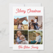 Nativity Christmas Flat Card (Achterkant)