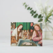 Nativity Feestdagenkaart (Staand voorkant)