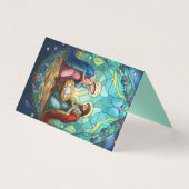 Nativity in stained glass (Front)