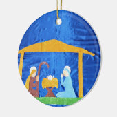 Nativity Keramisch Ornament (Links)