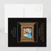 NATIVITY Luca Della Robbia Carte de Noël (Devant / Derrière)