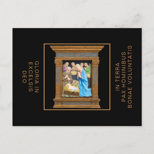 NATIVITY Luca Della Robbia Carte de Noël (Devant)