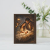 Nativity of Jesus Christ Feestdagenkaart (Staand voorkant)