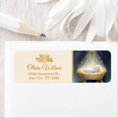 Nativity Scene "Merry Christmas" Etiket (Insitu)
