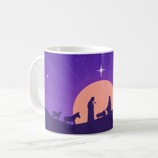 Nativity Scene Mug Koffiemok (Voorkant links)