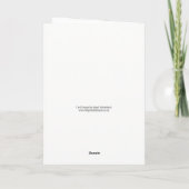 Nativity Script Juridische Kerst Kaart met QR-code (Achterkant)