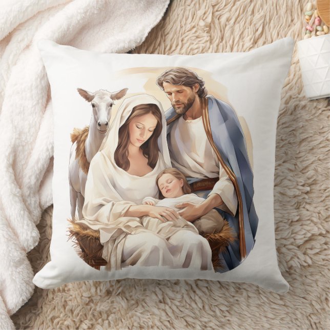 Nativity Sierkussen Decor (20 x 20 inch) (Deken)