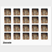 Nativity Vierkante Sticker (Vel)