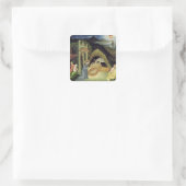 Nativity Vierkante Sticker (Tas)