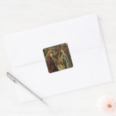 Nativity Vierkante Sticker (Envelop)