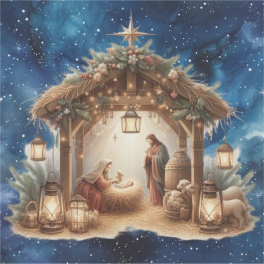 Nativity Vinyl Sticker (Voorkant)