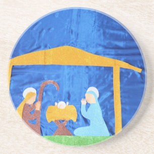 Nativity Zandsteen Onderzetter