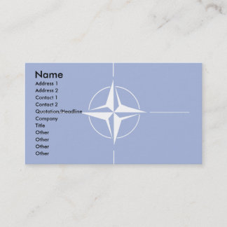 Nato Flag Visitekaartje