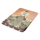 Natosha, de olifant speller badmat (Gekanteld)