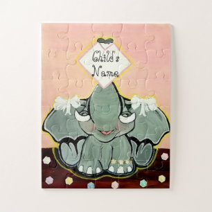 Natosha, de Olifant Speller Fun Puzzel Spel