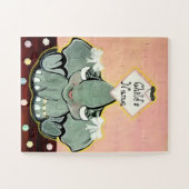 Natosha, de Olifant Speller Fun Puzzel Spel Legpuzzel (Horizontaal)