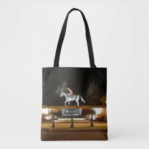 Natrive Dancer Horse Statue Saratoga Canvas tas