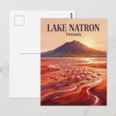 Natronmeer Tanzania Briefkaart (Voorkant / Achterkant)