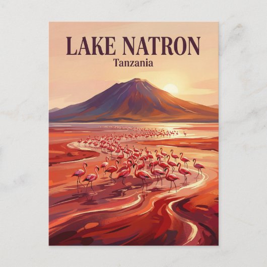 Natronmeer Tanzania Briefkaart (Voorkant)