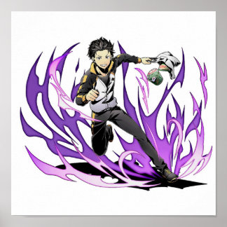 Natsuki subaru ReZERO Starten van leven in een and Poster