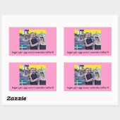 Natta et Kent (Suède) : Stickers (Feuille)