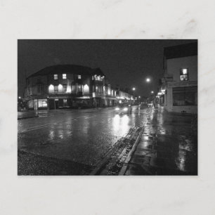 Natte avond, Salisbury Road Cardiff (2) Briefkaart
