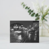 Natte avond, Salisbury Road Cardiff (3) Briefkaart (Staand voorkant)