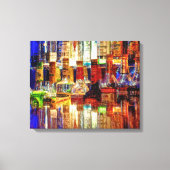 Natte balk Abstract Canvas Afdruk (Voorkant)