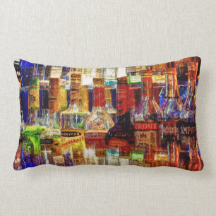 Natte balk Abstract Kussen