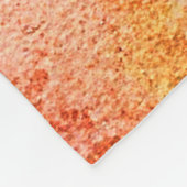 Natte bladeren in de herfst fleece deken (Hoek)