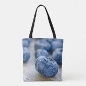 natte bosbes tote bag (Achterkant)