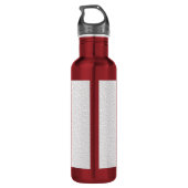 Natte Californië Waterfles (Achterkant)