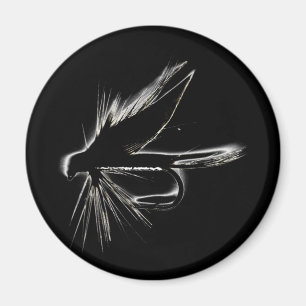 Natte Fly Silhouette Magneet
