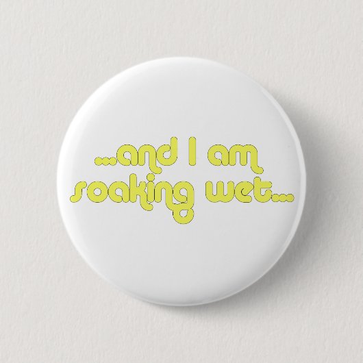 Natte geel ronde button 5,7 cm (Voorkant)