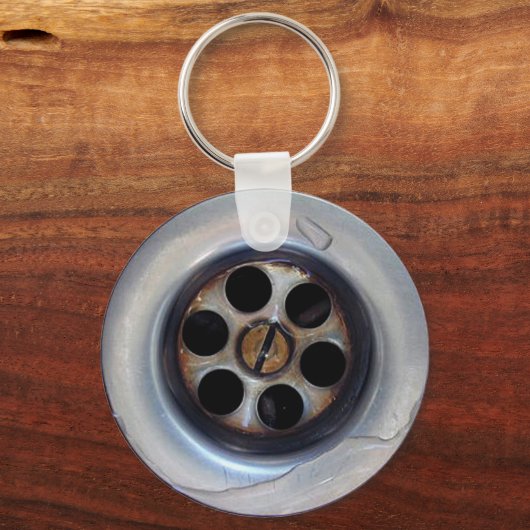 Natte gootsteen sleutelhanger (Voorkant)