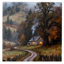 Natte herfstdag, welkom cottage