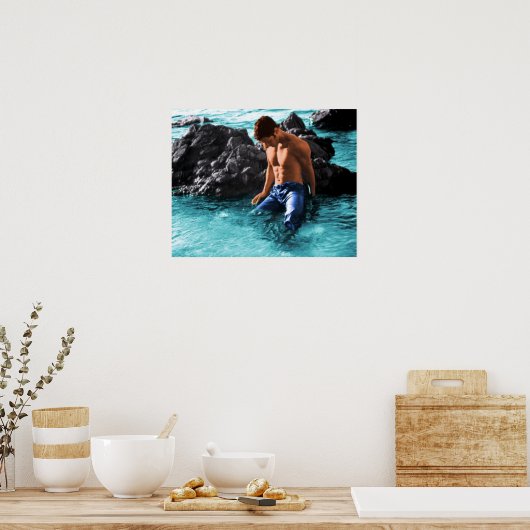 Natte Jeans Poster (Keuken)