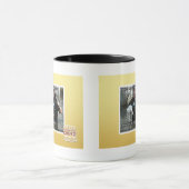 Natte kat en pistool mok (Midden)