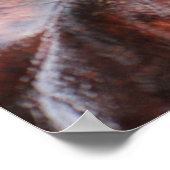 Natte leder poster (Hoek)