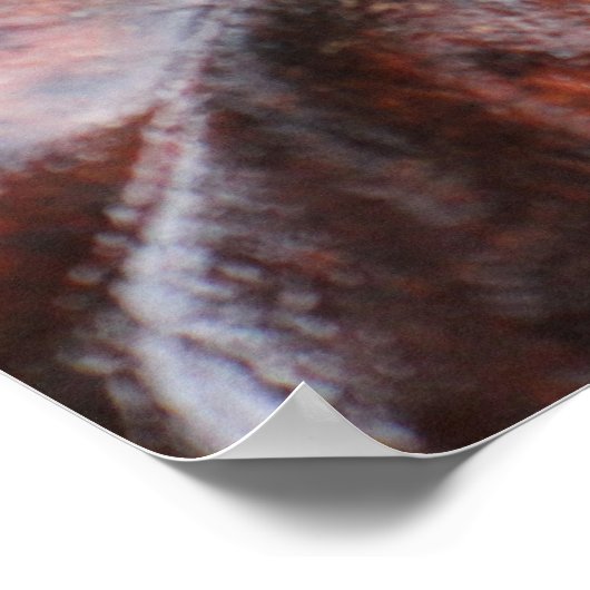 Natte leder poster (Hoek)