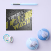 Natte metalen smelttextuur druppelaar flyer (Enkel)