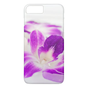 natte orchidee bloesem 	iPhone 8 plus / 7 plus hoesje