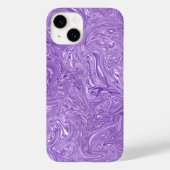 Natte Paarse Moderne Abstracte Case-Mate iPhone Case (Achterkant)