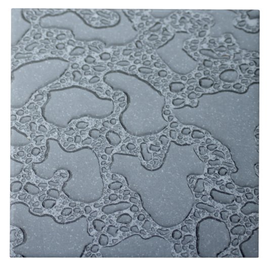 Natte plassen regen (regendruppels) tegeltje (Voorkant)