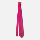 natte rode roze strepen stropdas (Achterkant)