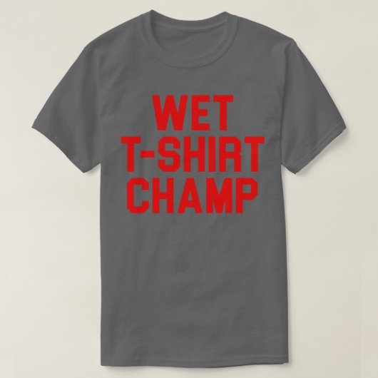 Natte T-shirt Champ (Design voorkant)