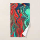 Natte verf bad handdoek (Handdoek)