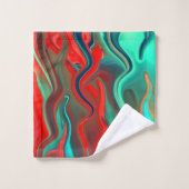 Natte verf bad handdoek (Wasdoekje)